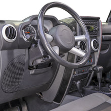 For 2007-2010 Jeep Wrangler JK JKU Real Carbon Fiber Dashboard Center Console Cover Trim RT-TCZ