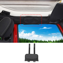 For Jeep Wrangler CJ YJ TJ JK JKU JL JLU & Gladiator JT Roll Bar Sunglasses Holder Storage Bag RT-TCZ