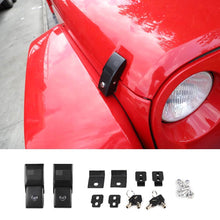 For Jeep Wrangler JK JL Gladiator JT Hood Latches Locking Catch Kit Aluminum Alloy RT-TCZ