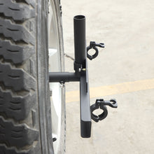 For Jeep Wrangler JK JKU Multi-function Spare Tire Flagpole License Plate holder