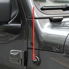 For 2007-2023 Jeep Wrangler JK JKU & Wrangler JL JLU JT 13 Inch Reflex Antenna Replacement Designed Optimized FM/AM RT-TCZ