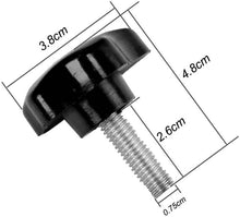 For 2007+ Jeep Wrangler JK JL TJ 4 door Hardtop Thumb Screws Quick Removal Hardtop Bolts with 6 Tie Down Anchors RT-TCZ
