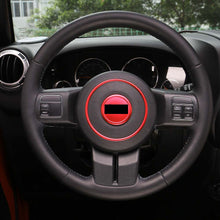 For Jeep wrangler 07-17/Grand Cherokee 11-13 /Patriot 11-16 2X Steering Wheel Central Ring Trim RT-TCZ