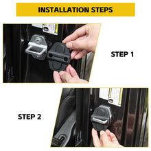 For 2018+ Jeep Wrangler JL 2-Door Car Door Lock Latch Protect Cover Trim RT-TCZ