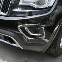 For 2014-2016 Jeep Grand Cherokee Exterior Front Fog Light Strip Decor Trim Chrome RT-TCZ