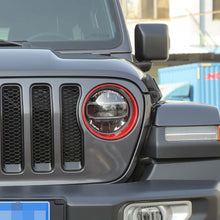 For 2018-2023 Jeep Wrangler JL JLU & Gladiator JT Headlight Cover Trim Bezels Ring Premium Edition RT-TCZ