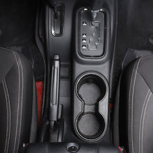 For 2011-2017 Jeep Wrangler JK JKU Front Rear Water Cup Holder & Gear Shift Box & Transfer Case Trim RT-TCZ