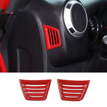 For 2011-2017 Jeep Wrangler JK Console L&R Side Air Outlet Vent Trim ABS RT-TCZ