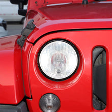 For 2007-2017 Jeep Wrangler JK 7'' Headlight Mounting Bracket Ring Trim Bezel RT-TCZ