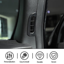 For 2011-2020 Jeep Grand Cherokee 2pcs Front A-Pillar Air Vent Frame Trim Cover RT-TCZ