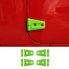 For 2007-2018 Jeep Wrangler JK JKU Door Hinge Covers Protector Trim Kit,4pcs RT-TCZ