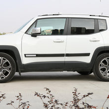 For 2016+ Jeep Renegade 4pcs Body Door Side Molding Cover Trim Black ABS RT-TCZ