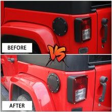 For 2007-2018 Jeep Wrangler JK JKU Fuel Filler Cover Gas Cap Tank Door Aluminum Alloy RT-TCZ