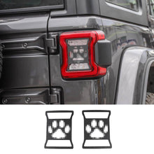 For 2018+ Jeep Wrangler JL JLU Rear Taillights Lamp Guard Cover Trim Black 2Pcs RT-TCZ