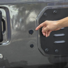 For 2018+ Jeep Wrangler JL JLU Rubber Tailgate Plugs Sets, Removed Tire Carrier Bumper Anti-dust Waterproof, Black RT-TCZ