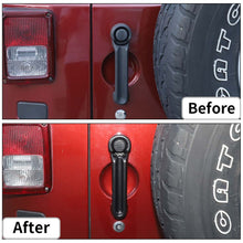 For 2007-2017 Jeep Wrangler JK 2 Doors Exterior Door Handle & Tailgate Cover Trim RT-TCZ