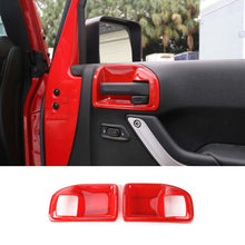 For 2011-2017 Jeep Wrangler JK 2-Door Inner Door Handle Bowl Trim Cover RT-TCZ