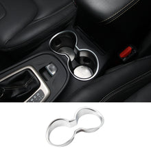 For 2014-2019 Jeep Cherokee Central Water Cup Holder Ring Decor Cover Trim RT-TCZ