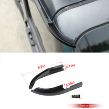 For 2018+ Jeep Wrangler JL JLU & Gladiator JT Hardtop Rain Diverter Extension Drip Rail RT-TCZ