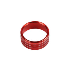 For 2018+ Jeep Wrangler JL JLU Headlight Switch Knob Ring Trim Red RT-TCZ
