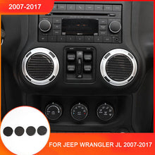 For Jeep Wrangler JK JKU JL JLU & Gladiator JT Dashboard Air Condition Vent Cover Trim Carbon Fiber RT-TCZ
