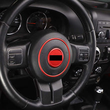 For Jeep wrangler 07-17/Grand Cherokee 11-13 /Patriot 11-16 2X Steering Wheel Central Ring Trim RT-TCZ