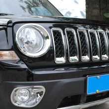 For 2011-2016 Jeep Patriot Front Grille Inserts Ring Trim Cover 7pcs/set RT-TCZ