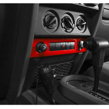 For 2007-2010 Jeep Wrangler JK JKU Control Console Dashboard Panel Cover Trim RT-TCZ