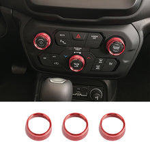 For 2018+ Jeep Renegade Air Condition Audio CD Adjustment Button Cover Trim RT-TCZ