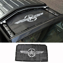 For 2018+ Jeep Wrangler JL JLU Front Roof Mesh Sunshade Protect Half Top Cover Mesh Bikini Black RT-TCZ
