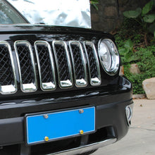 For 2011-2016 Jeep Patriot Front Grille Inserts Ring Trim Cover 7pcs/set RT-TCZ