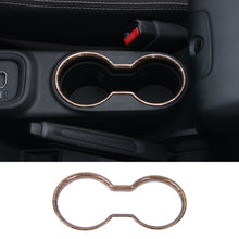 For 2010-2018 Jeep Wrangler JK JKU Front Water Cup Holder Trim Cover ABS Interior Decor RT-TCZ