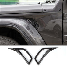 For 2018+ Jeep Wrangler JL  & Gladiator JT  Side Wheel Eyebrow Air Vent Outlet Cover Trim RT-TCZ