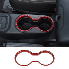 For 2010-2018 Jeep Wrangler JK JKU Front Water Cup Holder Trim Cover ABS Interior Decor RT-TCZ