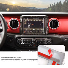 For 2018-2023 Jeep Wrangler JL JLU & Jeep Gladiator JT Rubicon Screen Navigation Cover Trim RT-TCZ