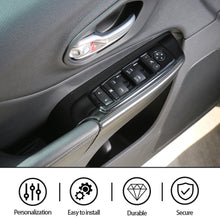 For 2014+ Jeep Cherokee Car Door handle Button Switch Bezel Panel Trim RT-TCZ