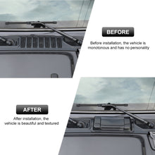 For 2018+ Jeep Wrangler JL JLU & Gladiator JT Air Intake Hood Vent Scoop Cover Trim ABS RT-TCZ
