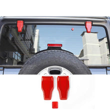 For 2018+ Jeep Wrangler JL Rear Tail Door Window Hinge & Rear Rain Wiper Nozzle Decorative Cover Trim RT-TCZ