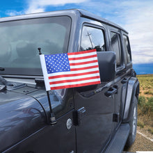 For Jeep Wrangler JK JL & Gladiator JT Engine Hood Corner Side Flag Mount, Flagpole Holder Bracket RT-TCZ