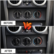 For 2007-2010 Jeep Wrangler JK JKU Air Conditioning Switch Knob Cover Trim RT-TCZ