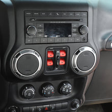 For 2012-2017 Jeep Wrangler JK Aluminum Alloy Interior Window Control Switch Button Cover Trim RT-TCZ