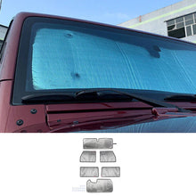 For 2007-2017 Jeep Wrangler JK 2-Door Window Sunshade Visors Full Set UV Block Cover×6 RT-TCZ