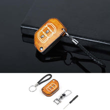For 2018+ Jeep Wrangler JL Leather Car Remote Key Fob Case Holder Cover RT-TCZ