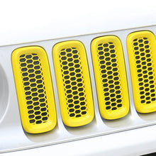 For 2016-2018 Jeep Renegade Front Grille Mesh ABS Insert Guard Cover Trim RT-TCZ