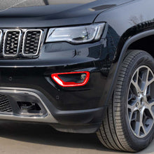 For 2018+ Jeep Grand Cherokee 2x Front Fog Light Lamp Decor Cover Trim RT-TCZ