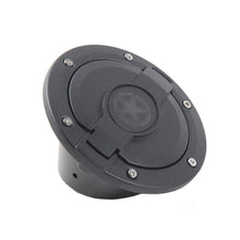 For 2007-2017 Jeep Wrangler JK Metal Car Door Gas Cap Tank Fuel Filler Cover Black RT-TCZ