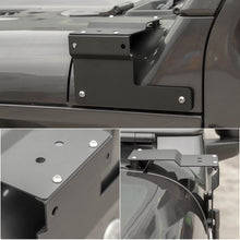 For 2018+ Jeep Wrangler JL JLU, Gladiator JT Car A-Pillar LED Light Mounting Bracket Cover Black 2PCS RT-TCZ
