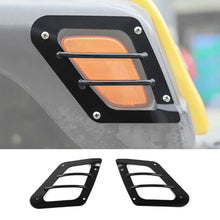 For 1997+ Jeep Wrangler TJ Side Wheel Eyebrow Lamp Light Guards Cover Trim Bezels RT-TCZ