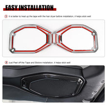 For 2018-2023 Jeep Wrangler JL Rubicon A-pillar &Roof &Trunk Speaker Cover Trim RT-TCZ