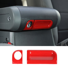 For 2007-2010 Jeep Wrangler JK JKU Armrest Box Switch Decor Cover Trim RT-TCZ